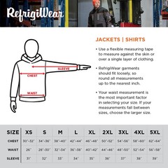 RefrigiWear Thermal Knit Lined Hoodie, Hooded Zip-Up Fleece Sweatshirt