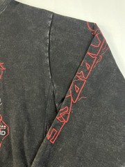 Corpse Husband Pullover Hoodie 2XL XXL Black Acid Wash Anime YouTube C+Husband20