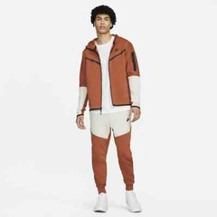 Nike Tech Fleece Windrunner Hoodie Burnt Sunrise Orange Bone CU4489-825 2XL Men