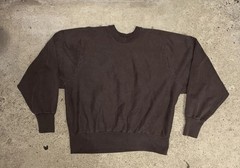 UNRELEASED SAMPLE YZY YEEZY CREW NECK PULLOVER BROWN 100% COTTON FLEECE PLUSH