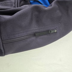 Nike Therma-FIT Mens Hoodie L Cave Purple Blue Big Swoosh Sleeve Pocket Pullover