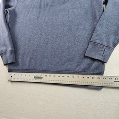 Tommy Bahama Quarter Zip Pullover Sweatshirt Men’s L Blue Cotton Polyester Blend