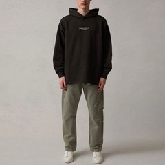 Fear of God Essentials Relaxed Hoodie “Iron” Size Large