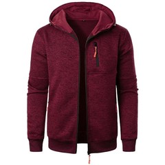 Men Hooded Sports Cardigan Jacket Casual Sweatshirt Baseball Hoodies Winter Fall