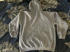 Vintage Y2K Quiksilver Surf Hoodie Sweatshirt Men’s Size Large L Embroidered