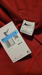 New Mens Nike Fleece Pullover Hoodie Sportswear MEDIUM $60- Deep Red