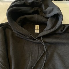 2XL Gildan Men’s DryBlend Hooded Heavyweight Sweatshirt Pouch Pocket XXL Black