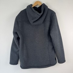 Rugged Elements Mens Fleece Lined Hoodie Charcoal Gray Full Zip Jacket Size M