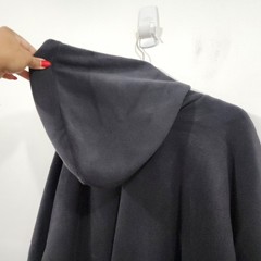 Yeezy Gap Engineered by Balenciaga Polar Fleece Padded Hoodie Black Oversized 2X