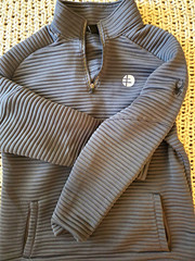 Spyder Men’s Gray Mock Neck 1/4 Zip Sweatshirt Pockets Logo Polyester XL