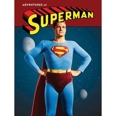 Superman George Reeves Logo T-Shirt Blue