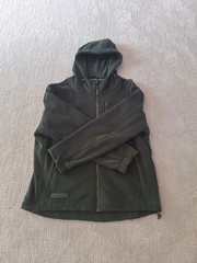 BaerSkin Tactical Hoodie 4.0 Men’s XL Hunter Green Fleece + USA Flag Patch