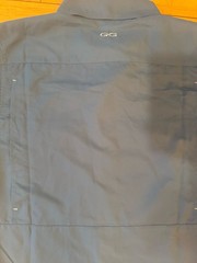 Mens Small Gameguard Outdoors 1042 Long Sleeve Blue Shirt Vented Fishing