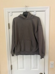 Gildan Heavy Blend Gray Hoodie Size Large