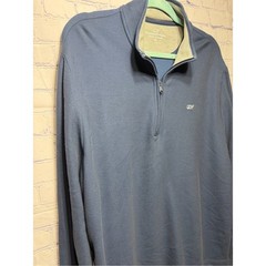 Vineyard Vines Mens 1/4 Zip Navy Pullover Long Sleeve Size XL Preppy Business