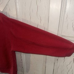Vintage Y2K Quicksilver Embroidered Hoodie Sweatshirt Red Logo Boys Size XL