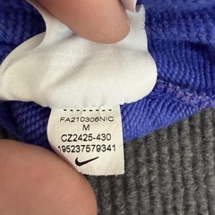 Nike Hoodie Mens Medium Purple Fleece Pullover Kangaroo Pocket Swoosh CZ2425-430