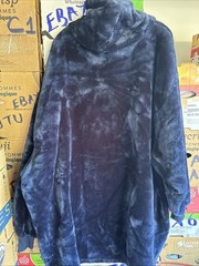 The Wayy Big Hoodie One Size Fits Most Blue (No Box) Wearable Blanket NWOT Ff