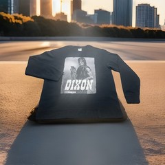 The Walking Dead Sweatshirt Men L Large Dixon AMC 2016 Black
