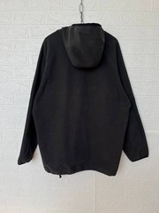 Vintage Nike Y2K Fleece Hoodie Center Spellout Logo Black Men XL