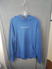 Seek Discomfort Yes Theory Lightning Bolt Classic Blue Pullover Hoodie Mens L