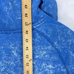 Adidas Hoodie Mens Small Acid Wash 3 Stripe Reverse Weave Sweatshirt Pullover