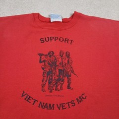Vintage 90s Crewneck Sweatshirt Mens 2XL XXL Red Vietnam Veterans