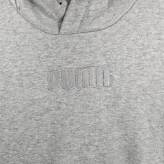 Puma Modern Basics 22 Hoodie Mens Large Gray Heather Pullover Sweatshirt