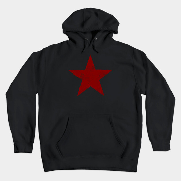Vintage Grunge Star Punk Style Novelty Daily Wear Graphic Hoodie