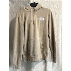 The North Face Men’s Beige Logo Pullover Hoodie Size Medium
