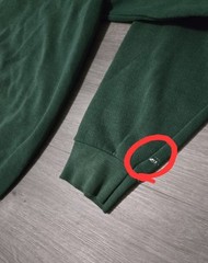 Vtg 90’s Lee Heavyweight Crewneck Sweatshirt Camp XL Green USA Made Embroidered