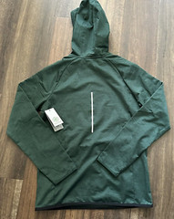 GAIAM NWT Mens M Time to Train LS 1/4 Zip Hoodie Pine Grove Heather Green NWT$70