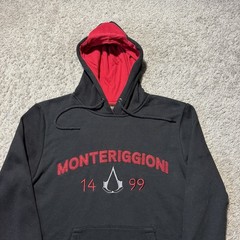 Assassins Creed Monteriggioni Hoodie 2011 Medium Black Mens Video Game Promo