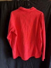 Kirkland Signature Woman’s Coral Fleece 1/4 Zip Mock Neck Sweatshirt XL