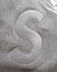 Supreme S Logo Hooded Sweatshirt 2015 Fall/Winter Men’s Large Ash Grey