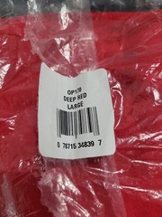 Hanes Men’s Ecosmart Fleece Pullover Hooded Sweatshirt – Large – Deep Red