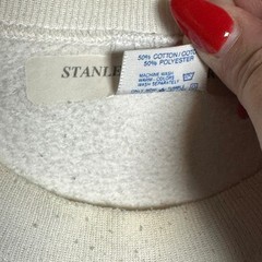 90s Wolf Sweatshirt Mens Large White Fleece Nature Fall Winter Snow Pullover