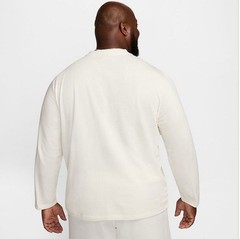 Nike Club Fleece Long Sleeve Henley Big & Tall Size 4XLT Cream Color New