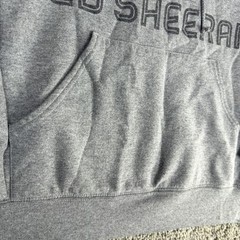 Ed Hoodie Mens Medium Gray Tree Logo Graphic Fleece Pullover Sweatshirt