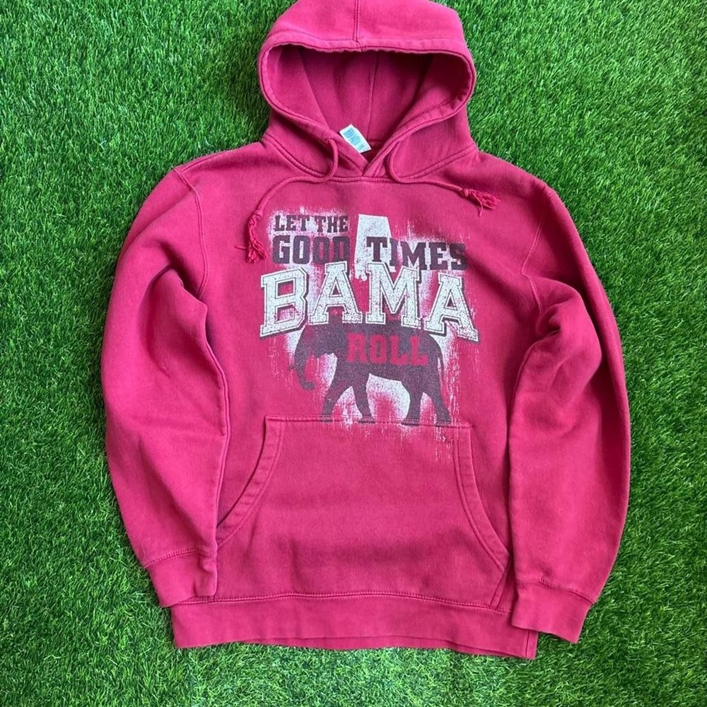 Unbranded Men’s Burgundy and Red Hoodie