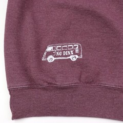 I Am Freaking Happy Fleece Hoodie Sweatshirt Size M No Dinx Bus Distressed