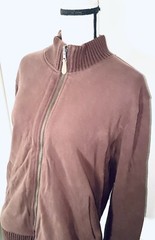 UNBRANDED MENS ZIP UP MICROFIBER x FLEECE REVERSIBLE WORKWEAR JACKET Large/XL