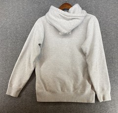 The Hundreds x Hook Ups Collaboration Hoodie Mens S Gray Pullover Streetwear