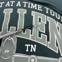 Morgan Wallen Hoodie Mens Medium One Night At A Time Tour Green Pullover Concert