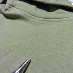 PETER MILLAR Mens L LARGE HOODIE LAVA WASH TEALEAF GREEN PULLOVER SWEATSHIRT