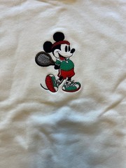 AUTHENTIC DISNEY MICKEY MOUSE Tennis OVERSIZED Sweatshirts NEW S,M, L,XL,XXL NWT