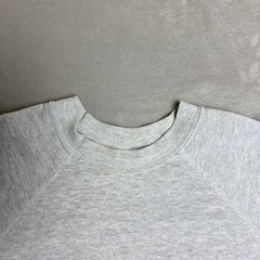 VTG 90s Tultex Blank Sweatshirt Men 2XL Light Gray Maximum Sweats Raglan Y2K