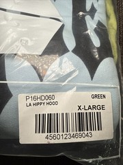 Palace LA Hippy Hooded Sweatshirt Size XL Blue Green NEW RARE TRUSTED SELLER!