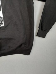 Champion Men Sweatshirt XL Black Logo Hooded Kangaroo Pocket Pullover Workout