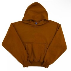 Yeezy YZY Gap Engineered by Balenciaga Double Layered Hoodie Brown Size S